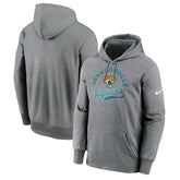 Jacksonville Jaguars Performance Fleece Pullover Hoodie - Heather Gray | Nike cheap