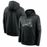New York Jets Club Fleece Pullover Hoodie - Black | Nike on sale