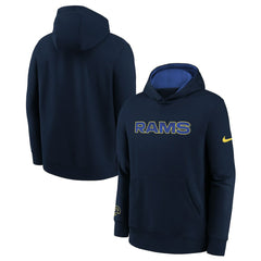 Los Angeles Rams Youth 2025 Rivalries Collection Club Hoodie - Midnight Blue | Nike cheap