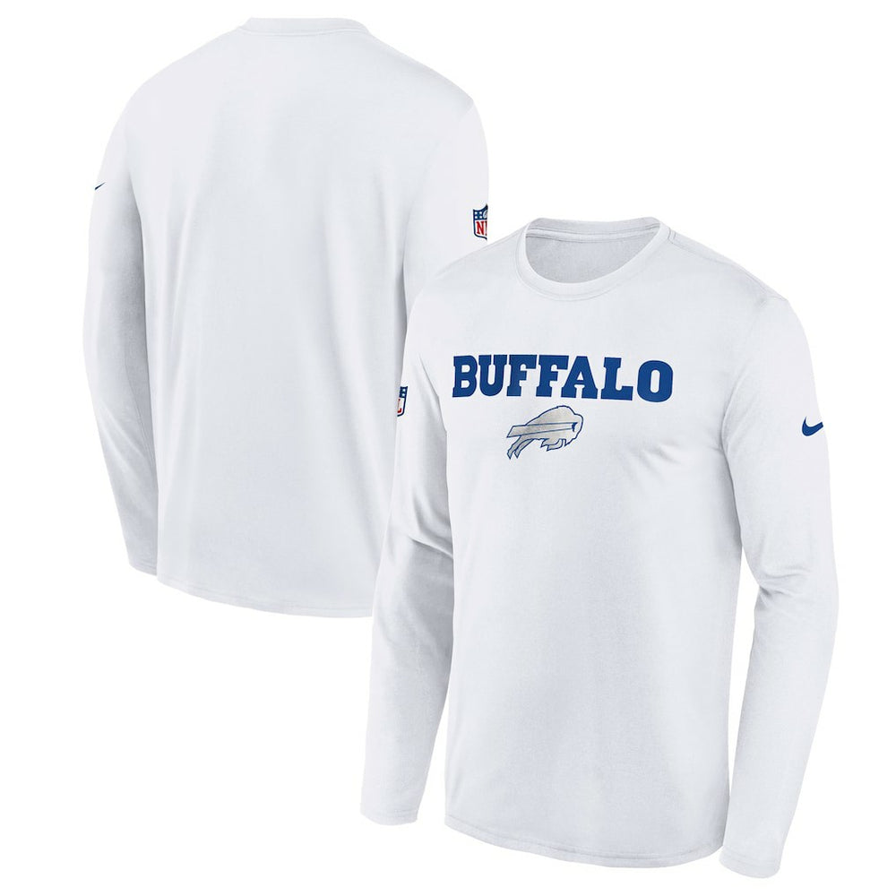 Buffalo Bills Youth 2025 Rivalries Collection Sideline Legend Dri-FIT Long Sleeve T-Shirt - White | Nike outlet