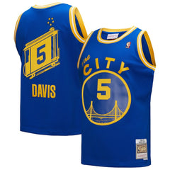 Baron Davis Golden State Warriors Hardwood Classics 2004/05 Swingman Jersey - Royal | Mitchell & Ness for sale
