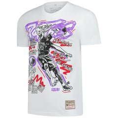 Vince Carter Toronto Raptors Hardwood Classics Chalked Up T-Shirt - White | Mitchell & Ness online