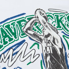 Dirk Nowitzki Dallas Mavericks Hardwood Classics Chalked Up T-Shirt sale - White | Mitchell & Ness shop