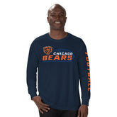 Chicago Bears Starter Half Time Long Sleeve T-Shirt - Navy outlet