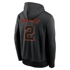 Willy Adames San Francisco Giants Name & Number Performance Pullover Hoodie - Black | Nike