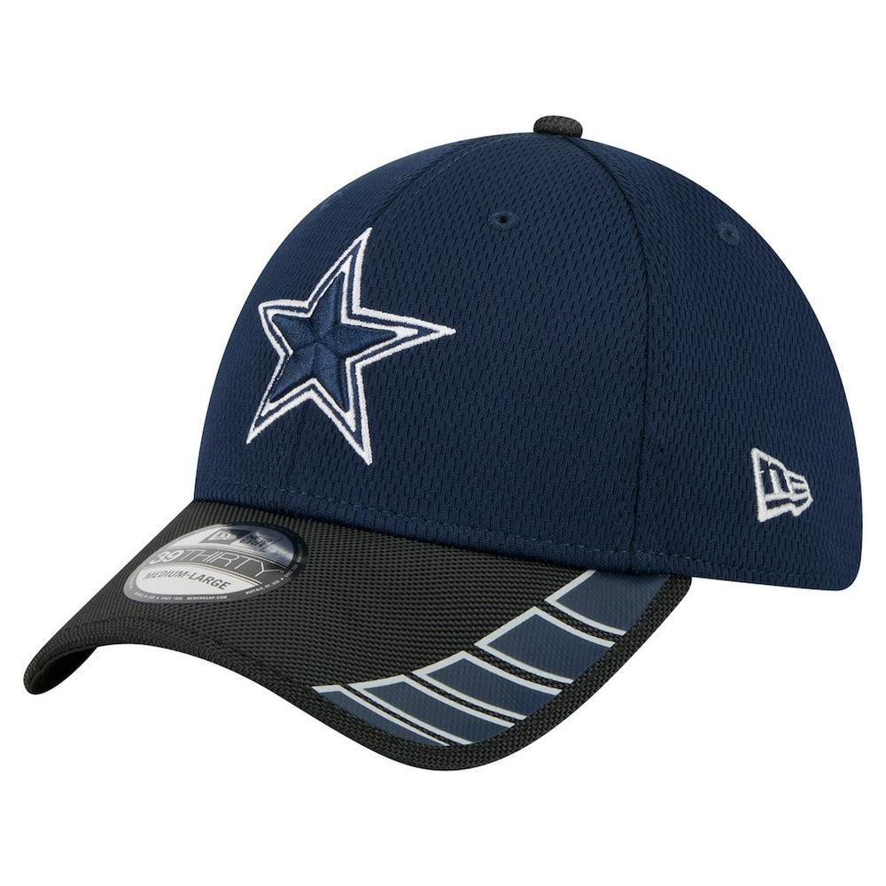 Dallas Cowboys New Era Visor Hit 39THIRTY Flex Hat - Navy/Black discount