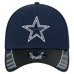 Dallas Cowboys New Era Visor Hit 39THIRTY Flex Hat - Navy/Black discount