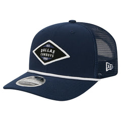 Dallas Cowboys New Era 9SEVENTY Team Rope Stretch-Snap Hat - Navy cheap