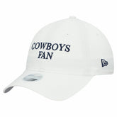 Dallas Cowboys New Era Women's Team Fan 9TWENTY Adjustable Hat - White cheap