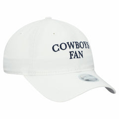 Dallas Cowboys New Era Women's Team Fan 9TWENTY Adjustable Hat - White cheap