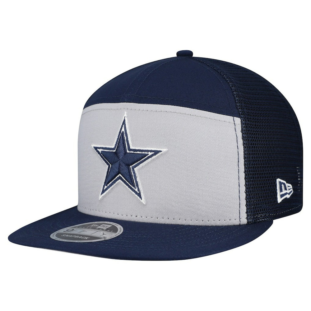 Dallas Cowboys New Era Outdoor Split Panel 9FIFTY Snapback Hat - Gray/Navy outlet