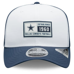 Dallas Cowboys New Era Established Patch 9SEVENTY Adjustable Hat - White/Navy sale