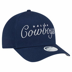 Dallas Cowboys New Era Women's Metallic A-Frame 9FORTY Adjustable Hat - Navy discount