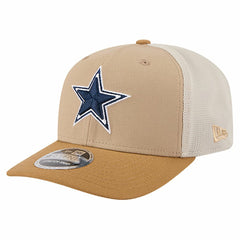 Dallas Cowboys New Era Two-Tone Trucker 9SEVENTY Adjustable Hat - Light Beige outlet