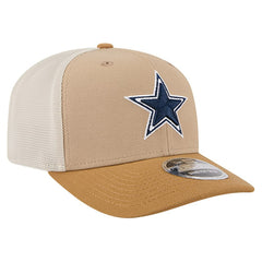 Dallas Cowboys New Era Two-Tone Trucker 9SEVENTY Adjustable Hat - Light Beige outlet