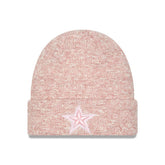 Dallas Cowboys New Era Women's Metallic Cuffed Knit Hat - Pink for sale