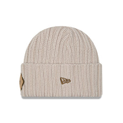 Dallas Cowboys New Era Logo Applique Cuffed Knit Hat - Light Beige for sale