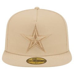 Dallas Cowboys New Era Color Pack A-Frame 59FIFTY Fitted Hat - Light Beige sale