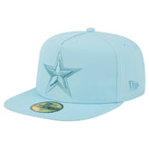 Dallas Cowboys New Era Color Pack A-Frame 59FIFTY Fitted Hat - Light Blue cheap