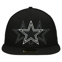 Dallas Cowboys New Era Tri-Hit 59FIFTY Fitted Hat - Black sale