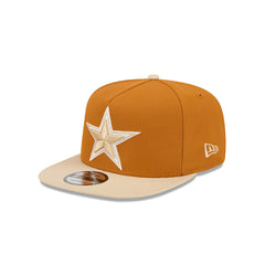 Dallas Cowboys New Era Two-Tone Color Pack A-Frame 9FIFTY Snapback Hat - Brown/Light Beige on sale
