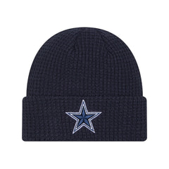 Dallas Cowboys New Era Youth Waffle Cuffed Knit Hat - Navy for sale