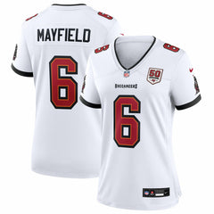Baker Mayfield Tampa Bay Buccaneers Women's 50th Season White Game Jersey - White | Nike for sale