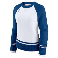 Indianapolis Colts WEAR by Erin Andrews Women's Colorblock Raglan Sweater - White/Royal cheap