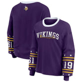 Minnesota Vikings WEAR by Erin Andrews Women's Sport Long-Sleeve T-Shirt - Purple outlet