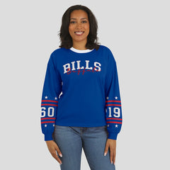 Buffalo Bills WEAR by Erin Andrews Women's Sport Long-Sleeve T-Shirt - Royal discount
