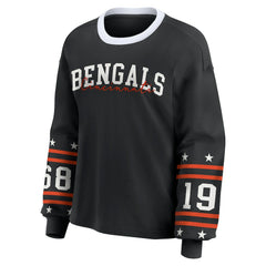 Cincinnati Bengals WEAR by Erin Andrews Women's Sport Long-Sleeve T-Shirt - Black online