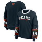 Chicago Bears WEAR by Erin Andrews Women's Plus Size Sport Long-Sleeve T-Shirt - Navy online