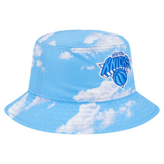 New York Knicks Summer Sun and Storm Reversible Bucket Hat - Black/Light Blue | New Era on sale