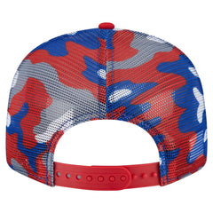 New York Rangers New Era Camo Meshback 9FIFTY Snapback Hat Blue/Red