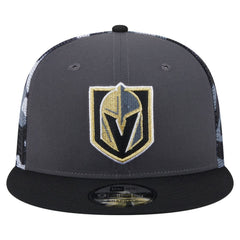 Vegas Golden Knights New Era Camo Meshback 9FIFTY Snapback Hat Gray/Black