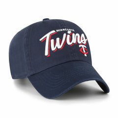Minnesota Twins Women's Ariana Clean Up Adjustable Hat - Navy | 47 brand