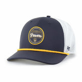 Milwaukee Brewers Fairway Trucker Adjustable Hat - Navy/White | 47 brand