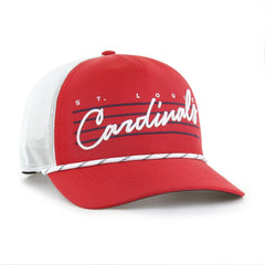 St. Louis Cardinals Brrr Downburst Mesh Hitch Adjustable Hat - Red | 47 brand