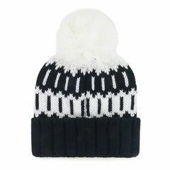 Chicago White Sox Women's Felicity Cuffed Knit Hat with Pom - Black | 47 brand