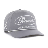 Atlanta Braves Foundational Hitch Adjustable Hat - Gray | 47 brand