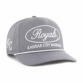 Kansas City Royals Foundational Hitch Adjustable Hat - Gray | 47 brand