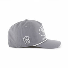 Milwaukee Brewers Foundational Hitch Adjustable Hat - Gray | 47 brand