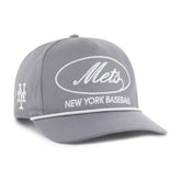 New York Mets Foundational Hitch Adjustable Hat - Gray | 47 brand