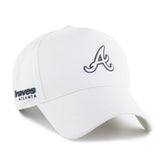 Atlanta Braves Foundational Pinch Offside Adjustable Hat - White | 47 brand