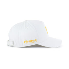 Pittsburgh Pirates Foundational Pinch Offside Adjustable Hat - White | 47 brand