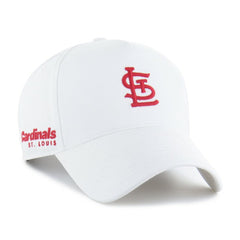 St. Louis Cardinals Foundational Pinch Offside Adjustable Hat - White | 47 brand