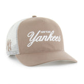 New York Yankees Foundational Mesh Hitch Adjustable Hat - Brown | 47 brand