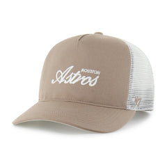 Houston Astros Foundational Mesh Hitch Adjustable Hat - Brown | 47 brand
