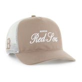 Boston Red Sox Foundational Mesh Hitch Adjustable Hat - Brown | 47 brand