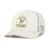 Athletics Gravestone Adjustable Trucker Hat - Cream | 47 brand
